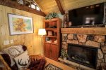 Cuddle Up in this Sweet Space & Enjoy Cable TV Fireplace out of order 
